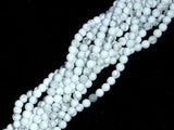 White Howlite Beads, Round, 4mm (4.7 mm), 15.5 Inch-Gems: Round & Faceted-BeadBeyond