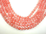 Cherry Quartz Beads, Round, 10mm-Gems: Round & Faceted-BeadBeyond