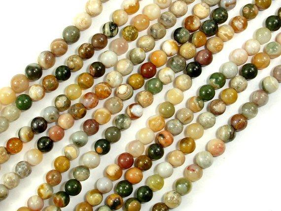 Ocean Jasper, Round 4mm beads-Gems: Round & Faceted-BeadBeyond