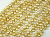 Fresh Water Pearl Beads, Gold, Top drilled, Dancing Beads-Pearls & Glass-BeadBeyond
