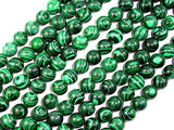 Malachite Beads - Synthetic, Round, 10mm-Gems: Round & Faceted-BeadBeyond