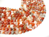 Agate Beads, Faceted Round, 10mm, 14.5 Inch-Agate: Round & Faceted-BeadBeyond