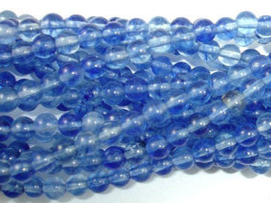 Blueberry Quartz Beads, Round, 4mm-Gems: Round & Faceted-BeadBeyond