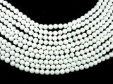 White Jade Beads, Round, 6mm (6.3mm), 15 Inch-Gems: Round & Faceted-BeadBeyond