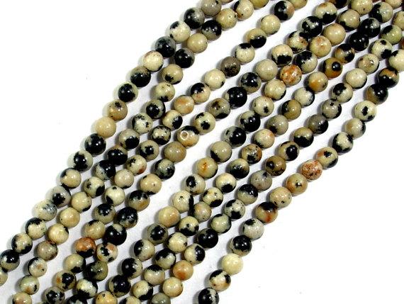 Dalmation Jasper Beads, Round, 2mm-Gems: Round & Faceted-BeadBeyond