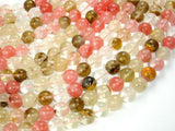 Fire Cherry Quartz Beads, Round, 10mm-Gems: Round & Faceted-BeadBeyond