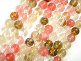 Fire Cherry Quartz Beads, Round, 10mm-Gems: Round & Faceted-BeadBeyond
