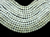 White Moonstone Beads, 7.5mm(7.8mm) Round Beads-Gems: Round & Faceted-BeadBeyond