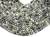 Black Line Jasper Beads, Silk Stone, Spider Web Jasper, Round, 8mm-Gems: Round & Faceted-BeadBeyond