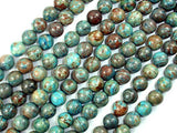 Blue Calsilica Jasper Beads, Round, 10mm-Gems: Round & Faceted-BeadBeyond