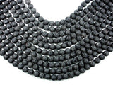 Black Lava Beads, Round, 10mm (10.3 mm)-Gems: Round & Faceted-BeadBeyond