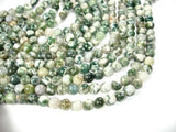 Tree Agate Beads, Round, 8mm-Gems: Round & Faceted-BeadBeyond