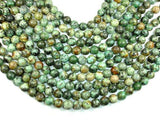 African Turquoise, Round, 10mm(10.5mm), 15.5 Inch-Gems: Round & Faceted-BeadBeyond