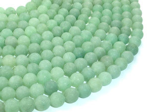 Matte Green Aventurine Beads, Round, 8mm-Gems: Round & Faceted-BeadBeyond
