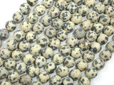 Matte Dalmation Jasper Beads, Round, 8mm-Gems: Round & Faceted-BeadBeyond