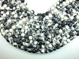 Matte Zebra Jasper Beads, Round, 10mm-Gems: Round & Faceted-BeadBeyond