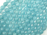 Blue Sponge Quartz Beads, Faceted Round, 8mm-Gems: Round & Faceted-BeadBeyond
