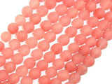 Matte Cherry Quartz Beads, Round, 10mm-Gems: Round & Faceted-BeadBeyond