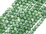 Green Spot Jasper Beads, Round, 8mm-Gems: Round & Faceted-BeadBeyond