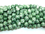 Green Spot Jasper Beads, Round, 8mm-Gems: Round & Faceted-BeadBeyond