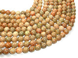Chinese Unakite Beads, Round, 10mm-Gems: Round & Faceted-BeadBeyond