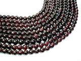 Red Garnet Beads, Round, 11mm-Gems: Round & Faceted-BeadBeyond