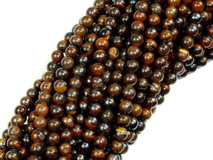 Tiger Iron, Round 4mm Round Beads-Gems: Round & Faceted-BeadBeyond