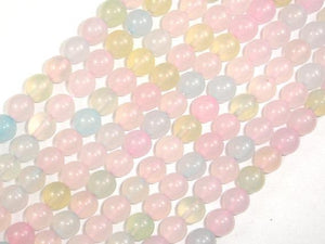 Agate Beads, Multi color, 8mm Round Beads, 15 Inch-Agate: Round & Faceted-BeadBeyond