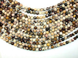 Brown Zebra Jasper Beads, Round, 6mm-Gems: Round & Faceted-BeadBeyond