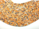 Rain Flower Stone, Orange, 6mm Round Beads-Gems: Round & Faceted-BeadBeyond
