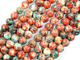 Rain Flower Stone, Red, Blue, 10mm Round Beads-Gems: Round & Faceted-BeadBeyond