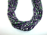 Rain Flower Stone, Purple, 4mm Round Beads-Gems: Round & Faceted-BeadBeyond