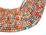 Rain Flower Stone, Red, Blue, 6mm Round Beads-Gems: Round & Faceted-BeadBeyond