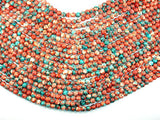 Rain Flower Stone, Red, Blue, 6mm Round Beads-Gems: Round & Faceted-BeadBeyond