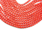 Red Howlite Beads, 10mm Round Beads-Gems: Round & Faceted-BeadBeyond