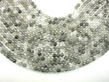 Gray Quartz Beads, 6mm Faceted Round Beads-Gems: Round & Faceted-BeadBeyond