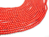 Red Howlite Beads, 6mm Round Beads-Gems: Round & Faceted-BeadBeyond