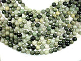 Green Line Quartz, 10mm Round Beads-Gems: Round & Faceted-BeadBeyond
