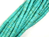 Turquoise Howlite Beads, 2x4mm Heishi Beads-Gems:Assorted Shape-BeadBeyond