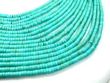 Turquoise Howlite Beads, 3mm x 6mm Heishi Beads-Gems:Assorted Shape-BeadBeyond