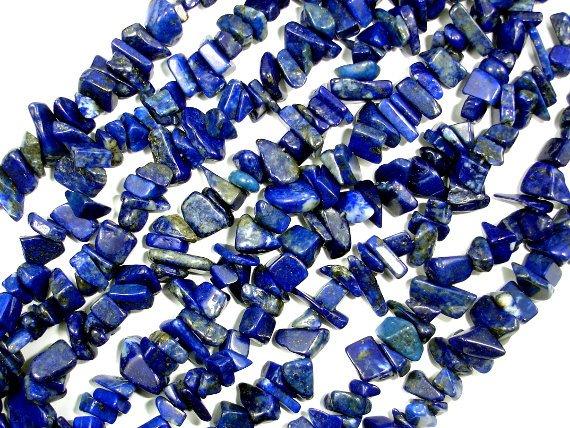 Lapis Lazuli Beads, 5-9mm Chips-Gems: Nugget,Chips,Drop-BeadBeyond