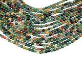 Indian Agate Beads, Fancy Jasper Beads, 6mm Round Beads-Gems: Round & Faceted-BeadBeyond