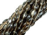 Smoky Glass Beads, 10x14mm Oval Beads-Pearls & Glass-BeadBeyond