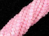Rose Quartz Beads, 4mm (4.5mm) Round Beads-Gems: Round & Faceted-BeadBeyond