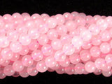 Rose Quartz Beads, 4mm (4.5mm) Round Beads-Gems: Round & Faceted-BeadBeyond