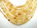 Yellow Jade Beads, 6mm - 14mm Graduated Round Beads, 18 Inch-Gems: Round & Faceted-BeadBeyond