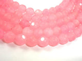 Matte Red Dyed Jade Beads, 10mm Faceted Round Beads-Gems: Round & Faceted-BeadBeyond