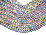 Druzy Agate Beads, Peacock Geode Beads, 8mm Round Beads-Gems: Round & Faceted-BeadBeyond