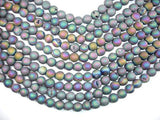 Druzy Agate Beads, Peacock Geode Beads, 10mm Round-Agate: Round & Faceted-BeadBeyond