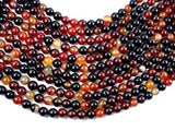 Sardonyx Agate Beads, 8mm Round Beads-Gems: Round & Faceted-BeadBeyond